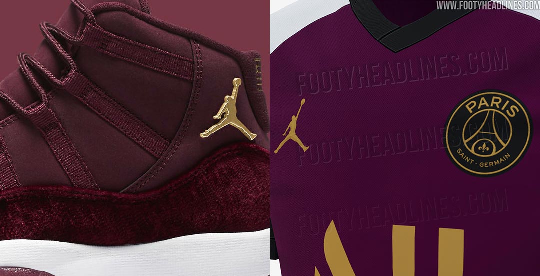 LEAKED Jordan PSG 20 21 Third Kit Inspired Air Jordan 11